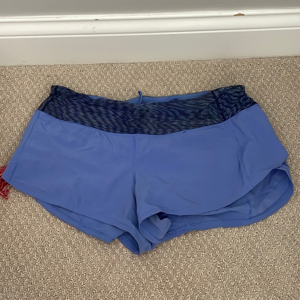 Women’s purple lululemon shorts